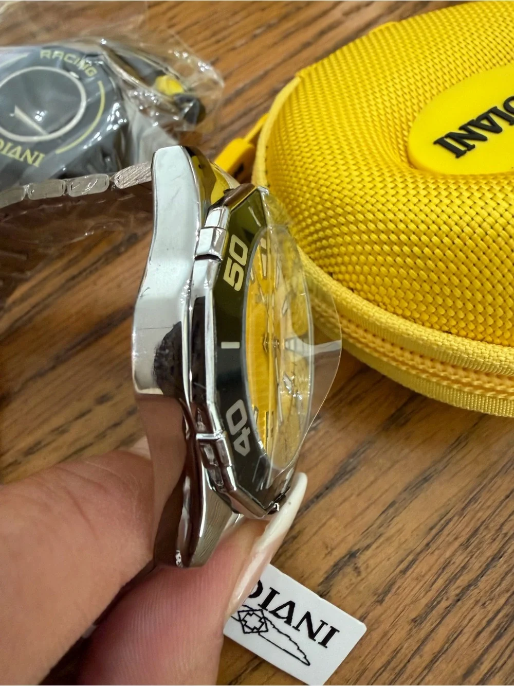 Invicta ProDiver Men's Yellow and Black Watch Bundle